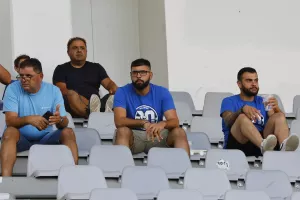 Οι φίλαθλοι ΑΕΛ και Ανόρθωσης στο "Αλφαμέγα" (φώτος)