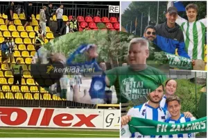 Παφίτες και Λιθουανοί, αντάλλαξαν κασκόλ και χειραψίες! (Bίντεο/Φώτος Kerkida)