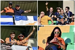 Φωτορεπορτάζ/ Οι ΑΠΟΕΛίστες στο Zimbru Stadium