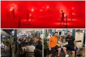 Οι ΑΠΟΕΛίστες έκαναν... τη νύχτα - μέρα στον Άγιο Θεόδωρο! (Φώτος/Βίντεο)