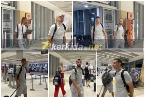 Η αποστολή της Πάφου στο αεροδρόμιο (Φώτος)
