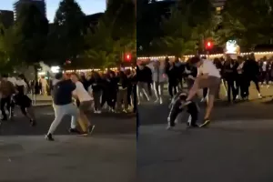 (ΒΙΝΤΕΟ) "Ξύλο" μεταξύ Άγγλων στο Λονδίνο
