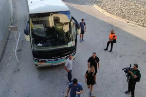Η άφιξη της Φέχερβαρ στο ΓΣΠ (Φώτος Kerkida)