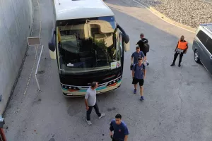 Η άφιξη της Φέχερβαρ στο ΓΣΠ (Φώτος Kerkida)