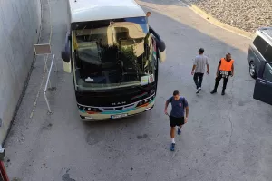 Η άφιξη της Φέχερβαρ στο ΓΣΠ (Φώτος Kerkida)