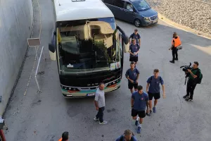 Η άφιξη της Φέχερβαρ στο ΓΣΠ (Φώτος Kerkida)