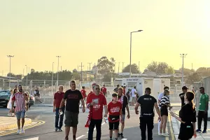 (ΦΩΤΟΣ) Ο κόσμος στο Άρης-Ολυμπιακός Πειραιώς