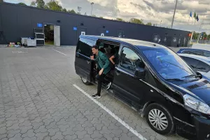 Έφτασαν οι διαιτητές του RFS-ΑΠΟΕΛ (Φώτος Kerkida)