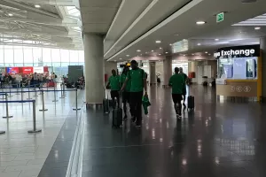 Η άφιξη της Ομόνοιας στο αεροδρόμιο (Φώτος kerkida)