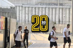 Η άφιξη της ΑΕΚ στο Κολόσσι (Φώτος Kerkida)
