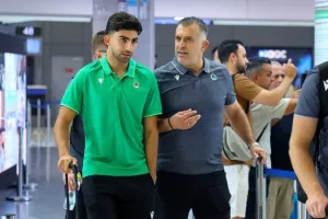 "Πέταξε" για Μπακού η Ομόνοια - Μαζί της το Kerkida.net (Φώτος)