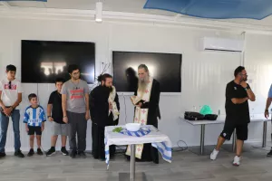 Ο καθιερωμένος αγιασμός της Ανόρθωσης (φώτος)