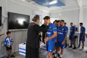 Ο καθιερωμένος αγιασμός της Ανόρθωσης (φώτος)