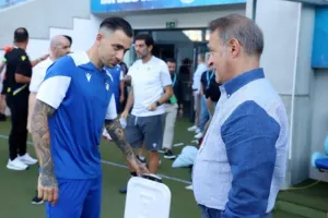ΑΠΟΕΛ/ Η προπόνηση στο Národný futbalový štadión (Φώτος/Βίντεο)