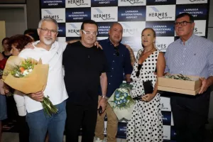 (Φωτορεπορτάζ) Η αποθεωτική υποδοχή στον Κοντίδη!