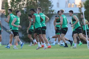 (ΦΩΤΟΣ kerkida) Η προπόνηση της Ομόνοιας ενόψει Φέχερβαρ