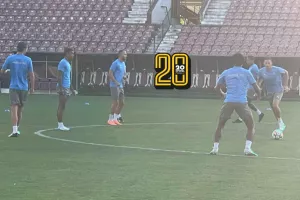Η προπόνηση της Πάφος FC στο CFR Cluj Stadium (ΦΩΤΟΣ/βίντεο kerkida)