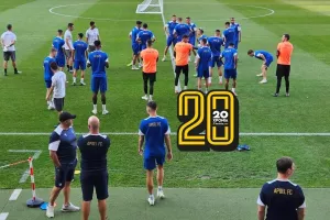 ΑΠΟΕΛ/ Η προπόνηση στο Národný futbalový štadión (Φώτος/Βίντεο)