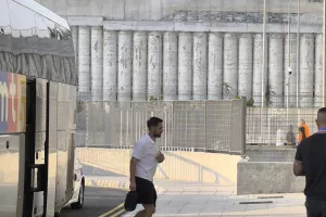 Η άφιξη της ΑΕΚ στο Κολόσσι (Φώτος Kerkida)