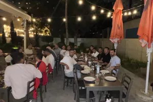 Δείπνο για ποδοσφαιριστές και τεχνικό επιτελείο 