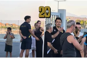 (ΦΩΤΟΣ kerkida) Γνωριμία με παίκτες και τεχνικό τιμ 