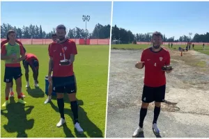 Προπόνηση με τούρτα για Τόμοβιτς