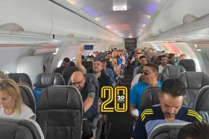 Έκαναν χαμό με την άφιξη οι Παφίτες (Βίντεο kerkida) 