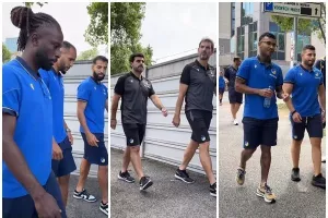 Βόλτα και χαλάρωμα πριν την... "μάχη" (Βίντεο)