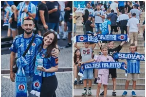 Χαμόγελα... στο fan zone (Φώτος)