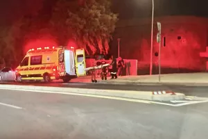 (ΦΩΤΟΣ) Kαταστάσεις εκτός γηπέδου και τραυματισμοί