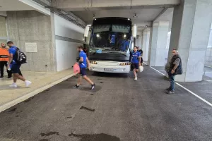 Άφιξη... αποστολής του Εθνικού Άχνας (Φώτος Kerkida)