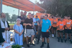 Πραγματοποιήθηκε ο αγιασμός, παρών και ο Καρούσος