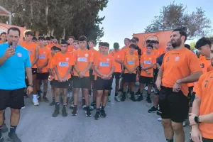 Πραγματοποιήθηκε ο αγιασμός, παρών και ο Καρούσος