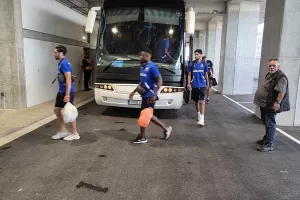 Άφιξη... αποστολής του Εθνικού Άχνας (Φώτος Kerkida)
