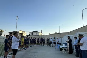 Αγιασμός στον Εθνικό Λατσιών (φώτος)