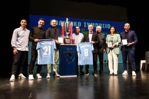 (Φώτος) Το αθλητικό συμπόσιο με "Κάτσου", Stelio, Δημοσθένους και Άντρο