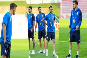 Άφιξη διεθνών στο "Marijampole" (Φώτος)