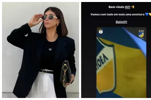 “Γαλαζοκίτρινο” ποστάρισμα από την κυρία Pizzi!