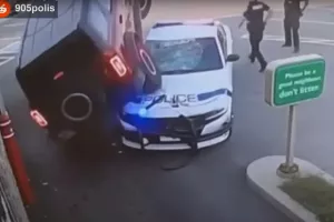 Κλέφτης πατάει περιπολικά -Η εντυπωσιακή προσπάθεια διαφυγής