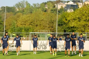 (Φώτος) Η τελευταία προπόνηση της Εθνικής μας
