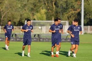 (Φώτος) Η τελευταία προπόνηση της Εθνικής μας
