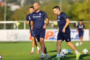 (Φώτος) Η τελευταία προπόνηση της Εθνικής μας