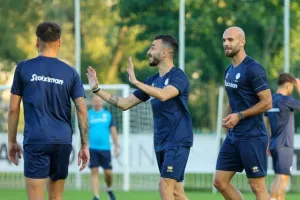 (Φώτος) Η τελευταία προπόνηση της Εθνικής μας