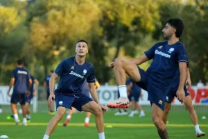 (Φώτος) Η τελευταία προπόνηση της Εθνικής μας