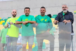 Φωτορεπορτάζ από τις εξέδρες στο "ΑΕΚ Αρένα"