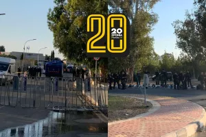 (Φώτος kerkida) Ισχυρή αστυνομική δύναμη στην Περιστερώνα