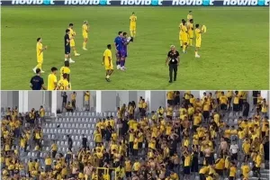 Παρά την ήττα, χειροκρότημα οι ΑΕΛίστες (Βίντεο Kerkida)