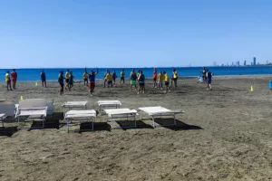 Πρωινή προπόνηση και πρόγευμα... παραλιακά για τους πρωτοπόρους (φώτος)