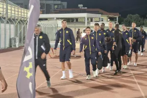 (Φώτος Kerkida) Στο Παραλίμνι η ΑΕΛ