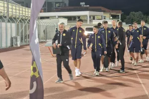 (Φώτος Kerkida) Στο Παραλίμνι η ΑΕΛ